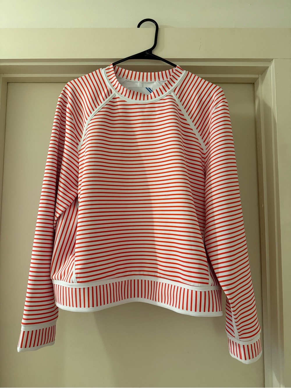 Addison Bay Bainbridge Crewneck in Papaya - Picture 2 of 2